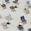 Minimalist Luxury Modern Wooden Center Table for Coffee Tea Office and Home Use