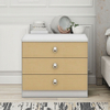 Minimalist Bedroom Nightstand Sleek Modern Bedside Table for Small Spaces