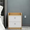 Contemporary Bedside Table Compact Night Stand for Apartments and Dorms
