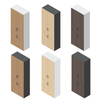 Secure Confidential Documents Home File Storage Organizer White and Gray Office File Cabinets with Lock