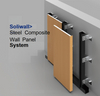 Contemporary Steel Office Partition Panel Including Modular Space Divider and Acoustic Demountable Wall Board