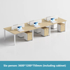 Professional Minimalist Design Eco Friendly Ergonomic Furniture Office Staff Workstations and Desks