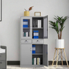 High Quality 0.5mm Frame 0.35mm Body Metal Steel Two Drawer Filing Cabinet for School Office Storage