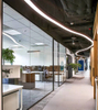 Innovative Glazed Glass Partition With Aluminum Frame for Soundproof Office Meeting Room