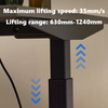 Smooth Motion Home Office Solution up Down Height Adjustable Ergonomic Electric Desk for Sit Stand Home Office Work