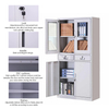 Wholesale Steel Filing Cabinets Adjustable Shelves Metal Storage Cabinet for School Workplace Home with 2-drawer