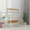 Custom Size Wood Study Table OEM Space Saving Bookshelf Desk for Small Apartments