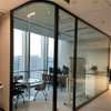 Modern Design Panoramic Meeting Reception Room Steel Aluminum Frame Double-glazed Glass Partition Wall System
