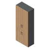 Secure Confidential Documents Home File Storage Organizer White and Gray Office File Cabinets with Lock