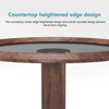 Premium Wood Conference Table Custom Size Brown Finish Modern Office Coffee Table for Executive Meetings and Corporate Lobbies