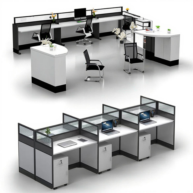 Modern Employees Workstation Desk Solutions for Efficient Office Spaces
