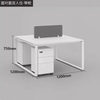 Particle Board Top Spacious Work Area Conference Room Large Office Table