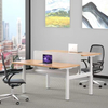Up and Down Desk Electric Three Section Four Motor Double Seated Table Four-Motor Height Adjustable Workstation