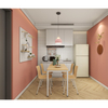 Modern Apartment Furniture Set with 2 Wardrobes 2 Beds Bedside Table 2 Desks Shoe Cabinet Shower Cabinet Kitchen Cabinet