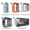 Acoustic Isolation Booth for Music Instrument Practice and Vocal Training with Glass Window Sound Proof Phone Booth
