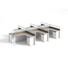 Professional Manufacturer Combination Single Staff Computer Desk With Cabinet Office Furniture Table