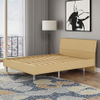 Loft-Style Elevated Wood Bed with Storage Wooden Bed Design Catalogue for Small-Space Dwellers