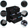 Sleek Modern Metal 3 Drawer File Cabinet Minimalist Home Office Storage for Study Room Hotel Workspace
