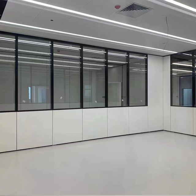 Requirements of Fire Prevention and Sound Insulation Office Metal Steel Partition Luxury Wall Panels