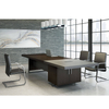 Damage-Free Finish Steel Frame Installation Visitor Leather Ergonomic Office Chair for Reception Areas