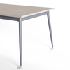 Custom Modern Solid Wood Top and Steel Legs Office Meeting Table for Executive Meeting Rooms & Corporate Spaces